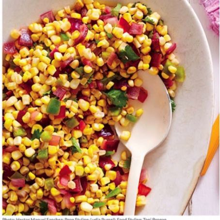 Spicy Grilled Corn Salad Recipe